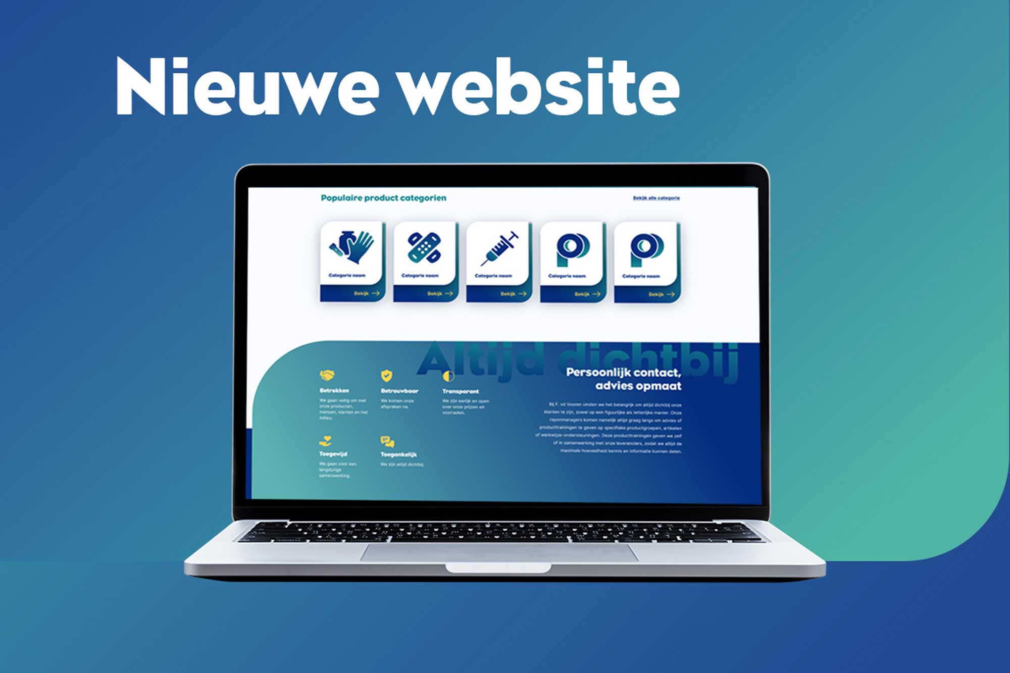 Nieuwe website